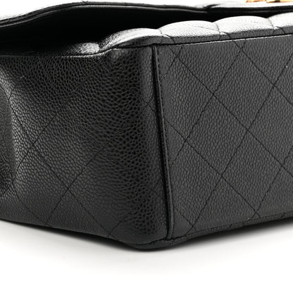 Chanel Caviar Quilted Maxi Double Flap Black 9 of 10