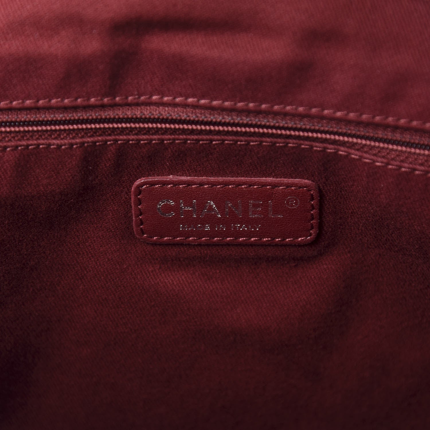 Chanel Canvas Medium Deauville Tote Red 9 of 12