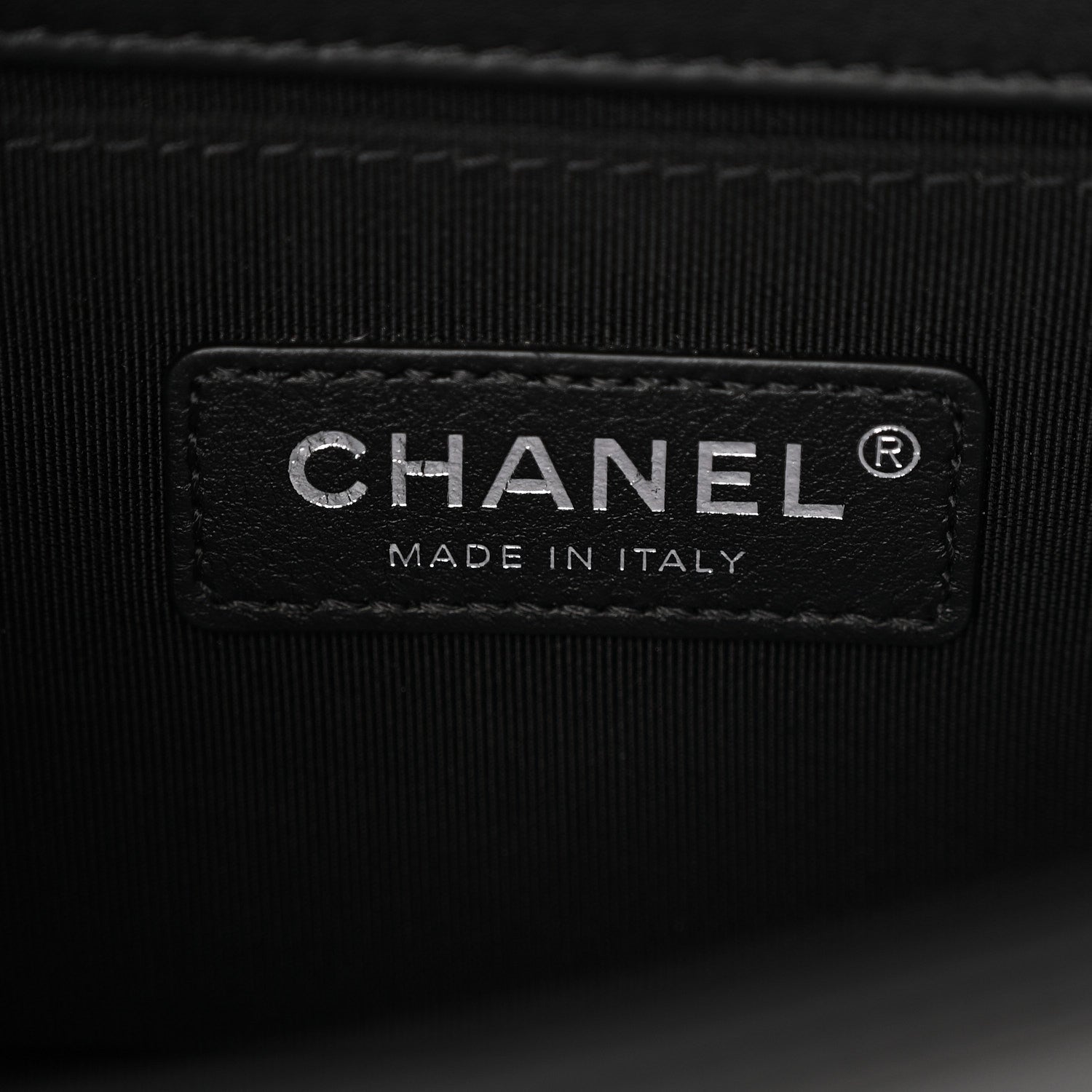 Chanel Calfskin Pearl Tweed Small Boy Flap Black 6 of 10