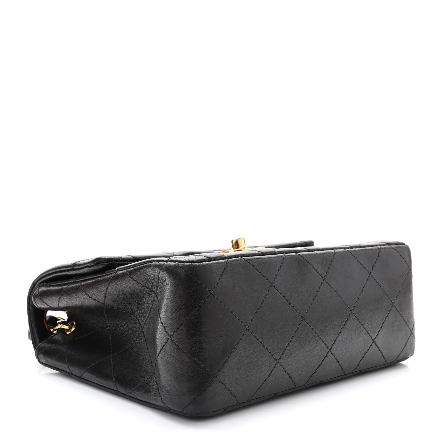 Chanel Lambskin Quilted Mini Square Flap Black 4 of 10