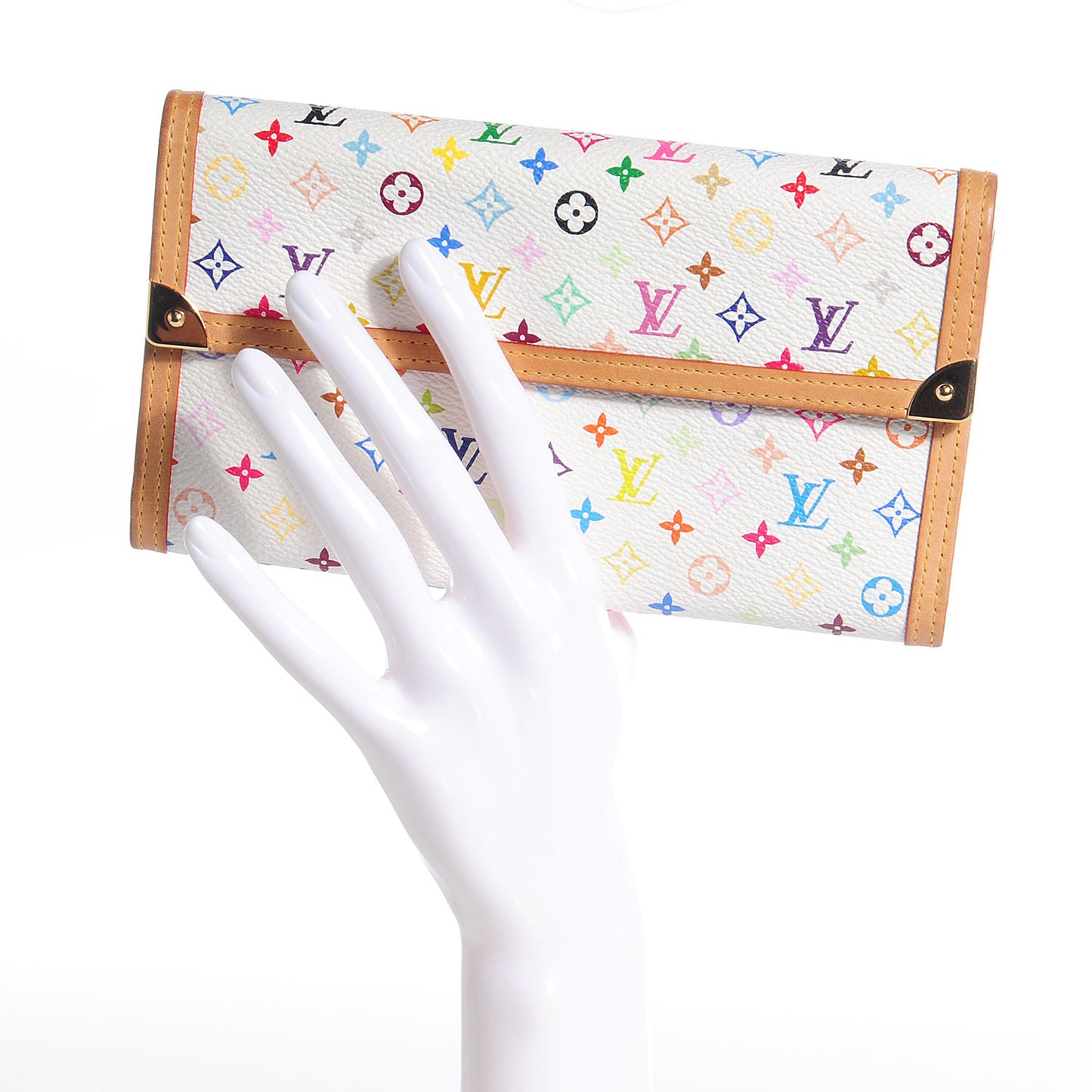 Monogram Multicolor Porte Tresor International Wallet White