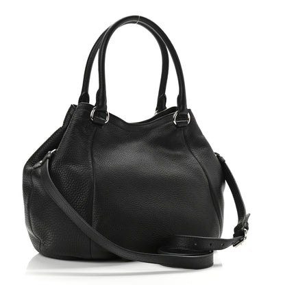 Prada Vitello Daino Hobo Black 3 of 9