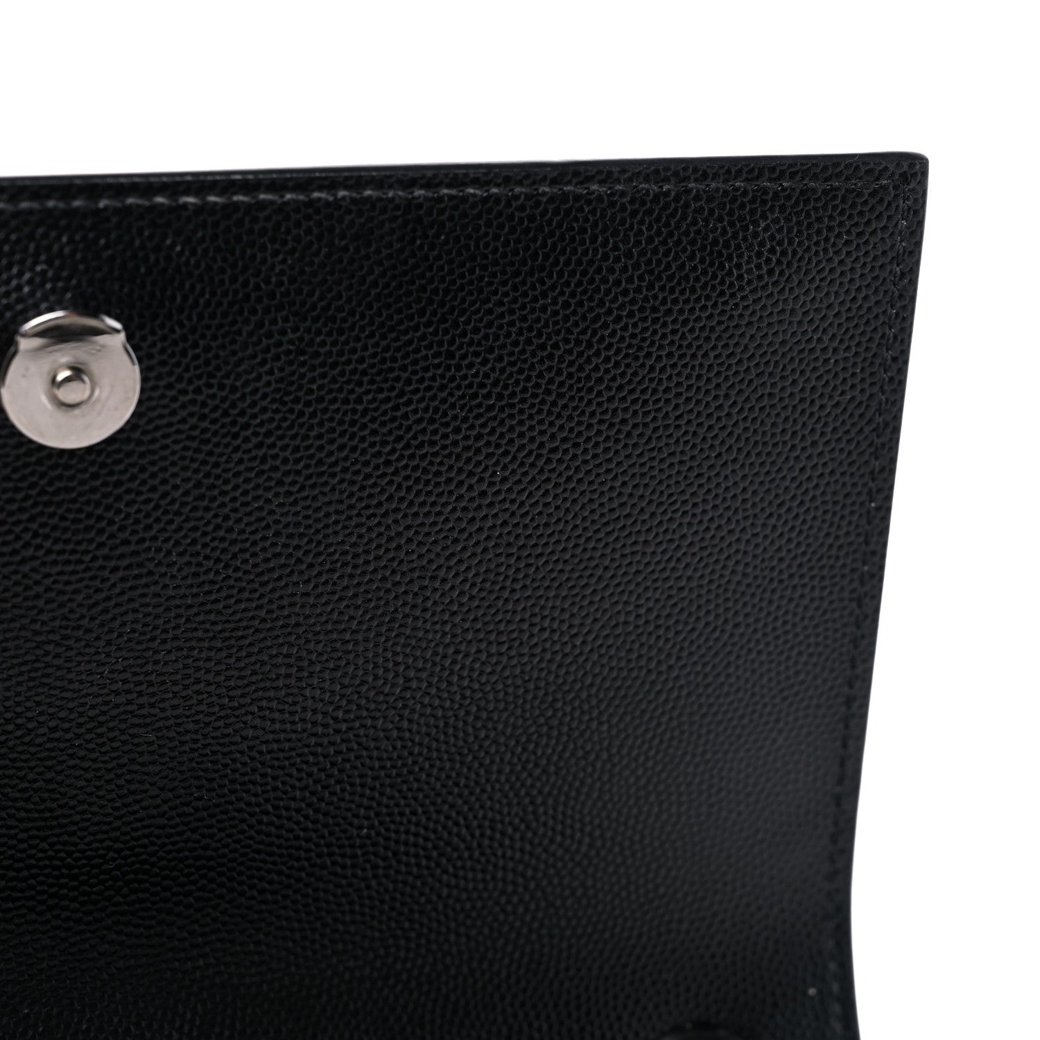 Saint Laurent Grain De Poudre Small Monogram Kate Satchel Black 10 of 11