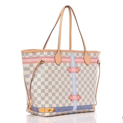 Louis Vuitton Damier Azur Summer Trunks Neo Neverfull MM 4 of 9