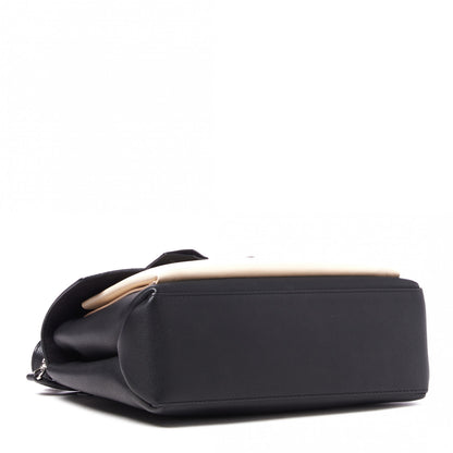 Louis Vuitton Soft Calfskin My Lockme Top Handle Vanille Black 3 of 11