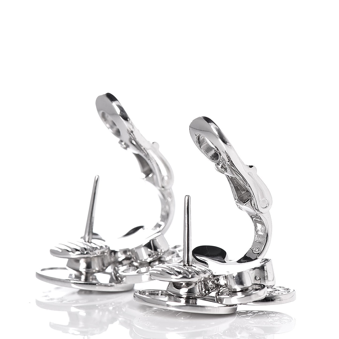 18K White Gold Diamond Cicladi Earrings