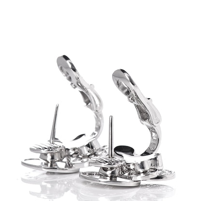 Bulgari 18K White Gold Diamond Cicladi Earrings 3 of 3