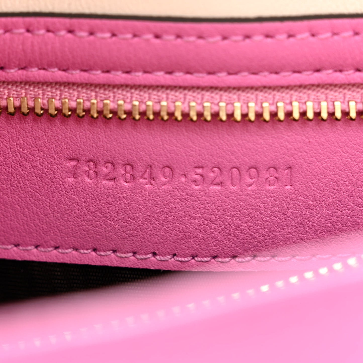 Patent Calfskin Small Jackie Shoulder Bag Pink