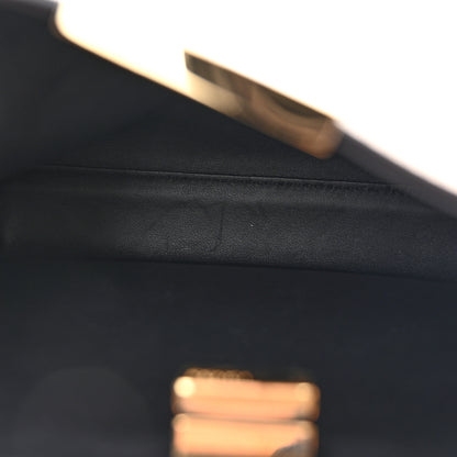Fendi Vitello Tahiti Burro Medium Peekaboo Iconic Essentially Satchel Tortora Black 7 of 10
