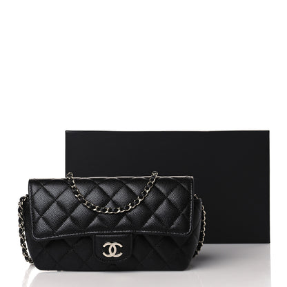 Chanel Caviar Quilted Glasses Case With Chain Black 11 of 11