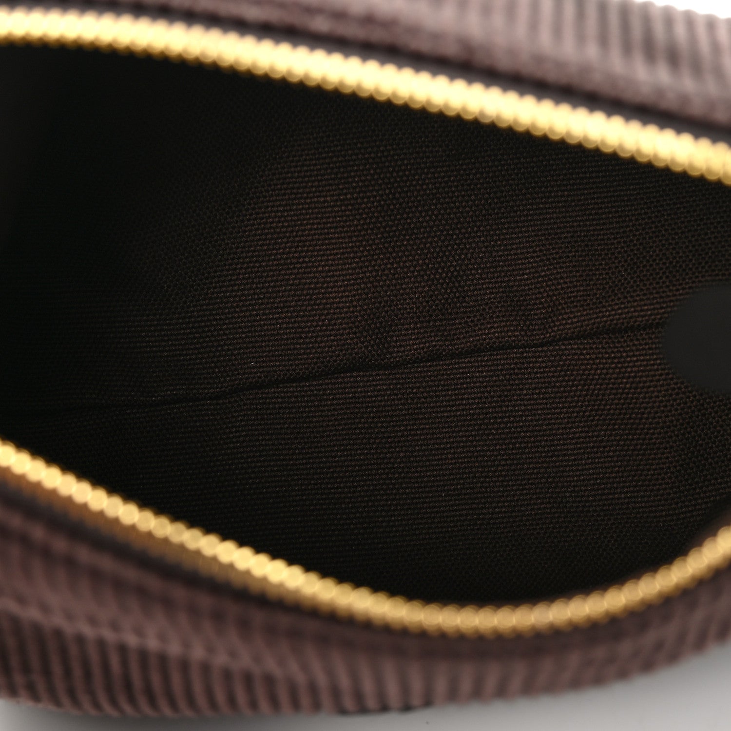 Miu Miu Corduroy Pouch Bag Ebony Baltic Blue 5 of 10