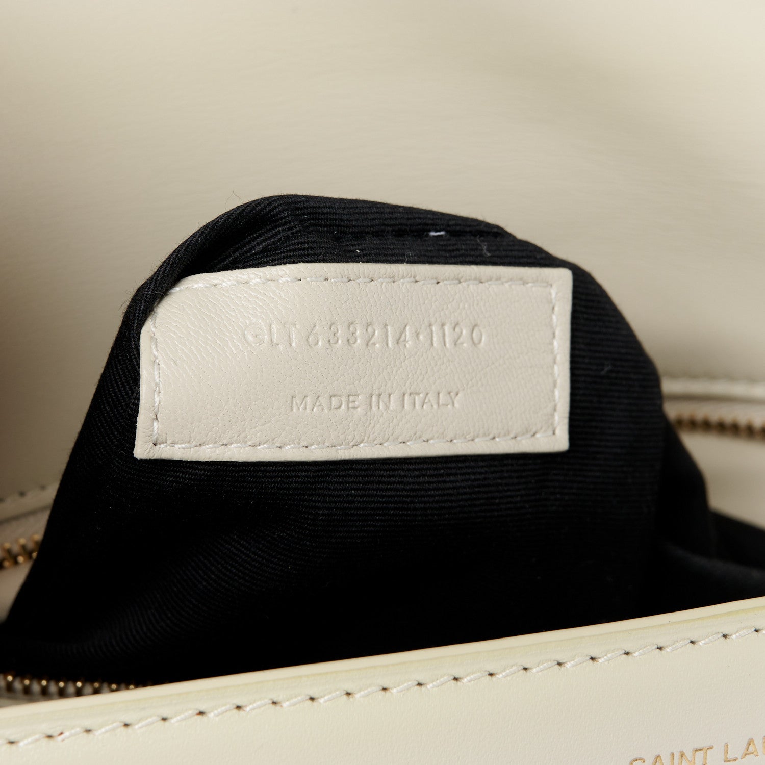 Saint Laurent Smooth Calfskin Carre Satchel Crema Soft 7 of 12