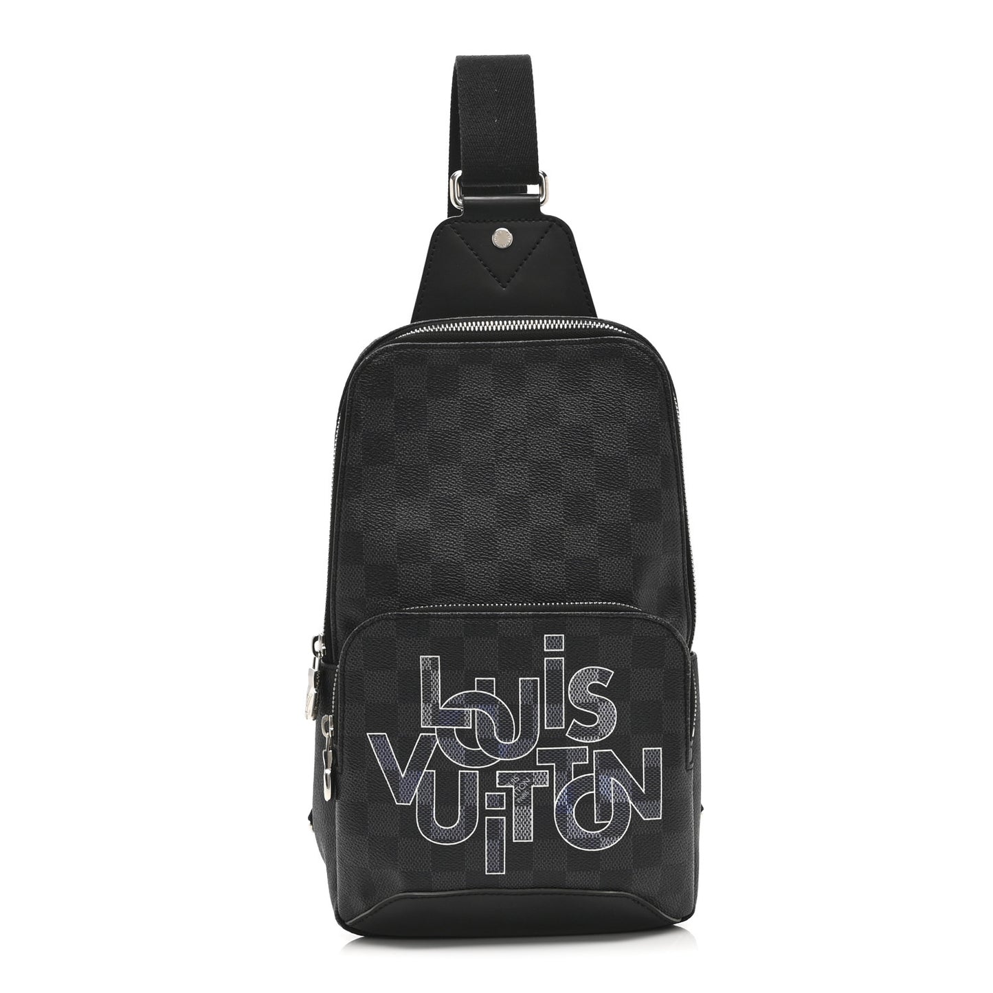 Damier Graphite Logo Avenue Sling Backpack