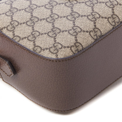 Gucci GG Supreme Monogram Web Neo Vintage Shoulder Bag Beige New Acero Crop 5 of 9