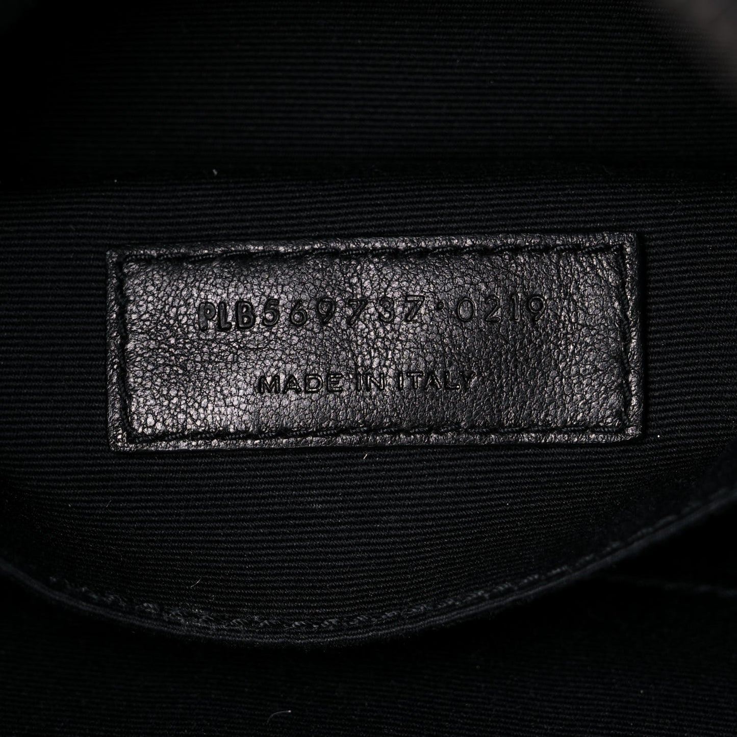 Calfskin Monogram Belt Bag Black