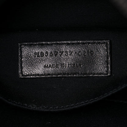 Saint Laurent Calfskin Monogram Belt Bag Black 7 of 13
