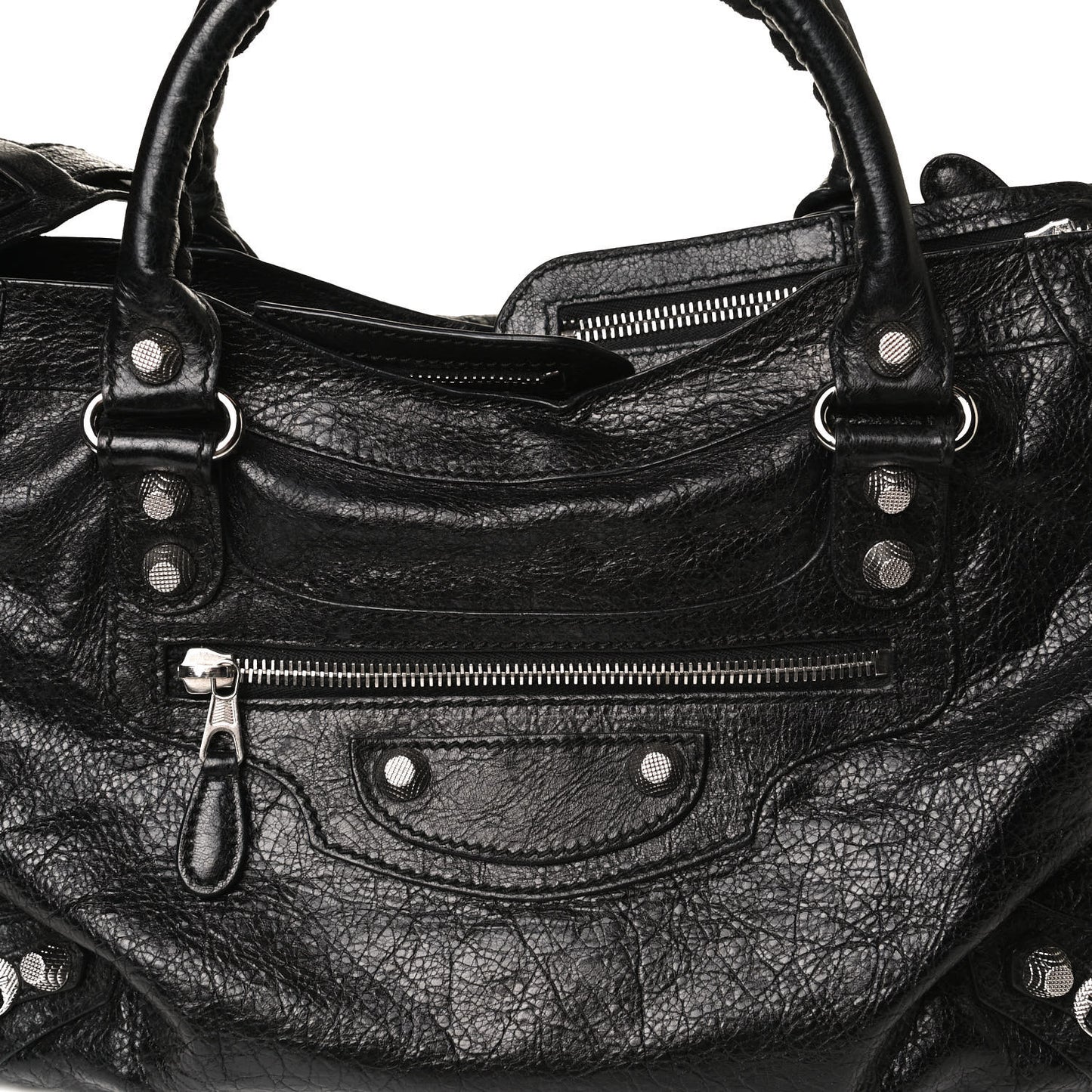 Agneau Giant 12 Silver Hardware City Black