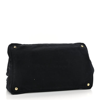 Prada Canapa Logo Tote Black 3 of 15