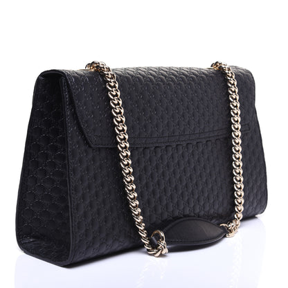 Gucci Microguccissima Medium Emily Chain Shoulder Bag Black 3 of 14