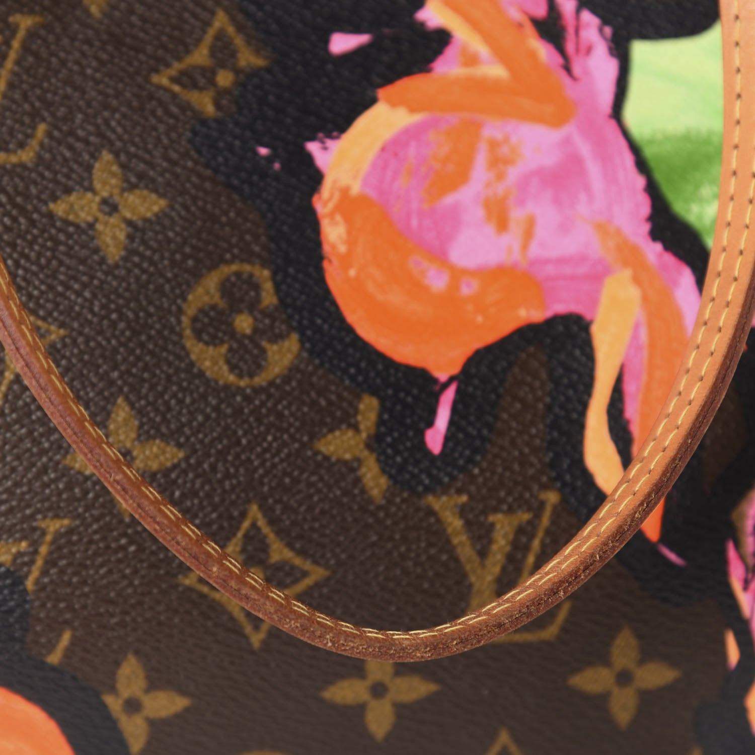 Louis Vuitton Monogram Roses Neverfull MM 16 of 17