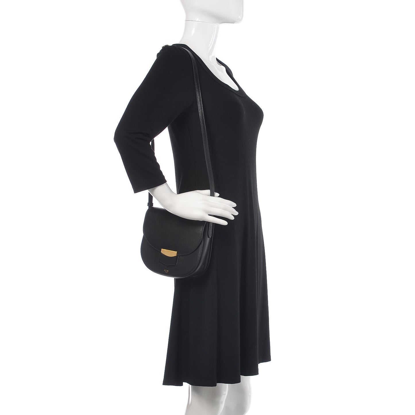 Palmelato Calfskin Small Trotteur Black