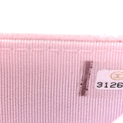 Chanel Grained Calfskin Quilted CC Box Wallet On Chain WOC Light Pink 8 of 11