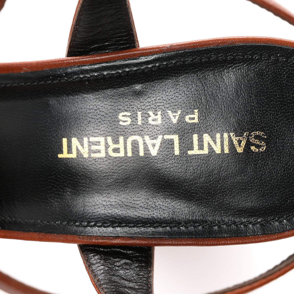 Vendome Bianca 85 Platform Sandals 39 Cognac