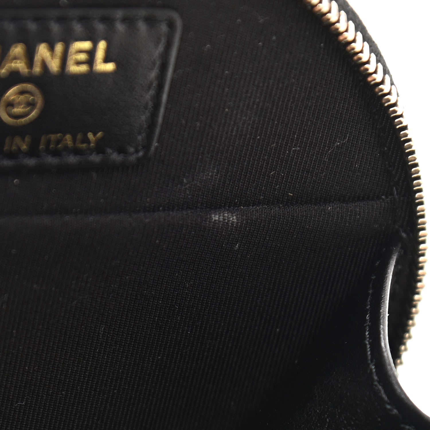 Chanel Caviar Quilted Round Handle With Care Vanity With Chain Black 13 of 14