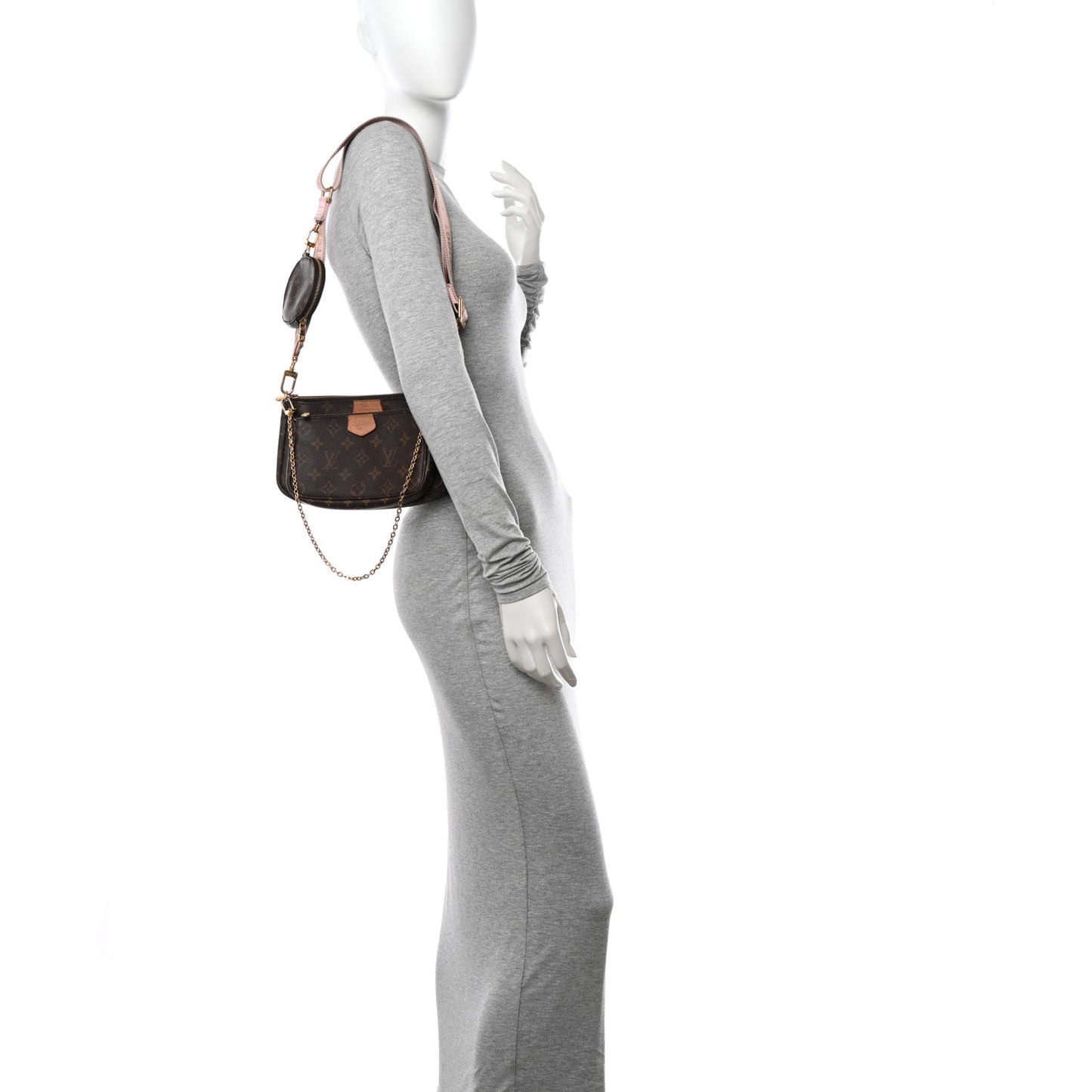 Monogram Multi Pochette Accessories Rose Clair