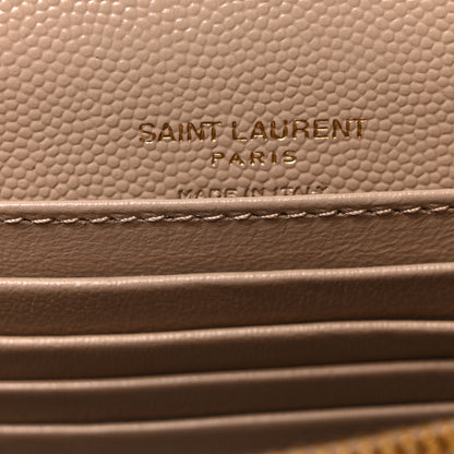 Saint Laurent Grain De Poudre Monogram Kate Belt Bag Dark Beige 6 of 9