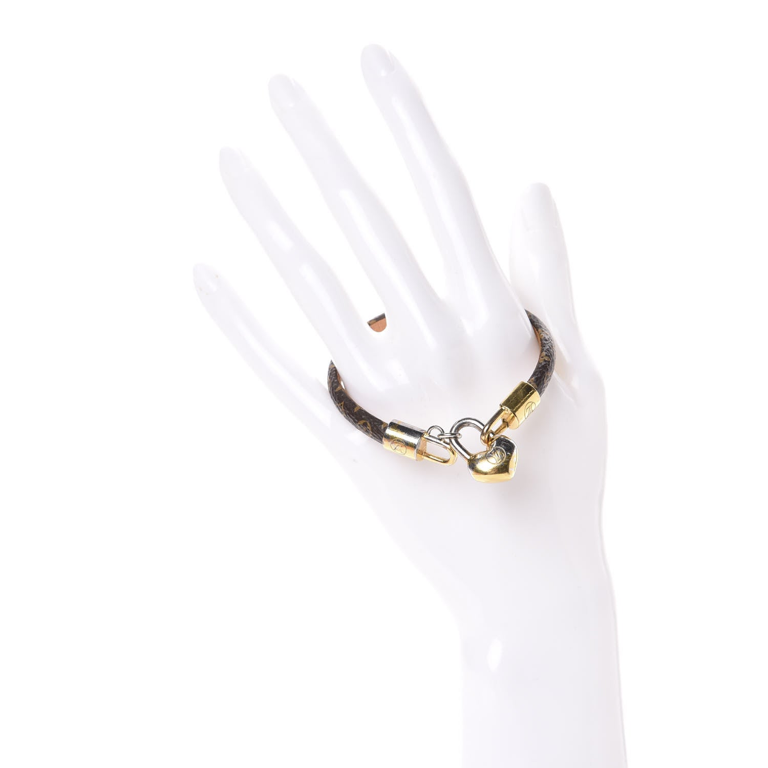 Louis Vuitton Monogram Crazy In Lock Bracelet 17 2 of 5