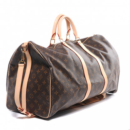 Louis Vuitton Monogram Keepall Bandouliere 55 9 of 10