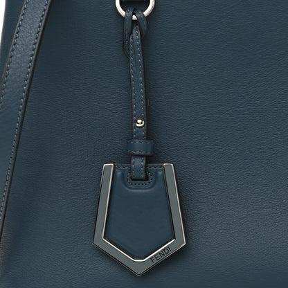 Fendi Vitello Dolce Century Petite 2Jours Tote Pavone Albicocca 8 of 11