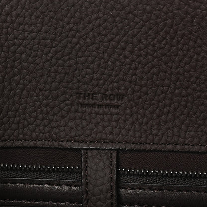 The Row Matte Grained Calfskin Margaux Shoulder 12 Deep Brown 5 of 8