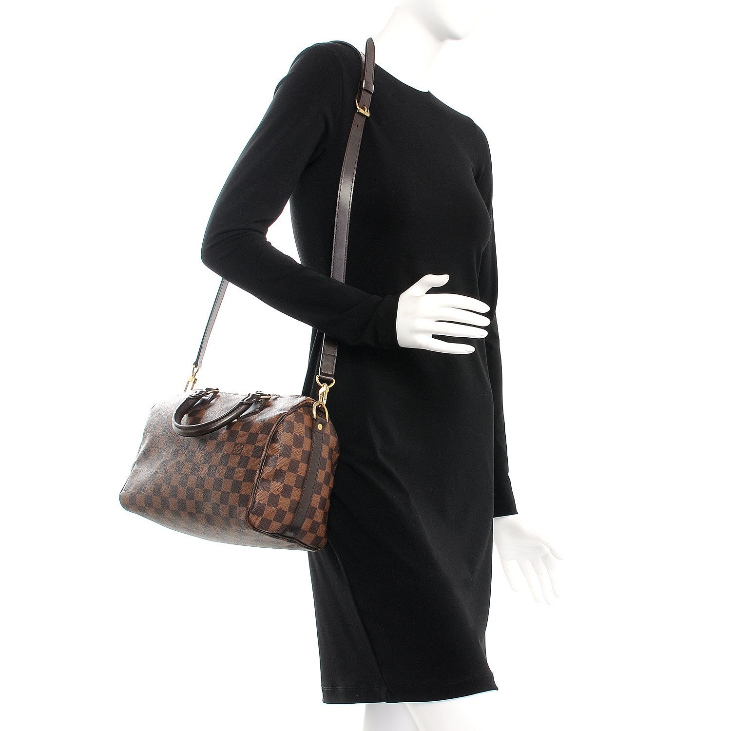 Louis Vuitton Damier Ebene Speedy Bandouliere 25 2 of 8