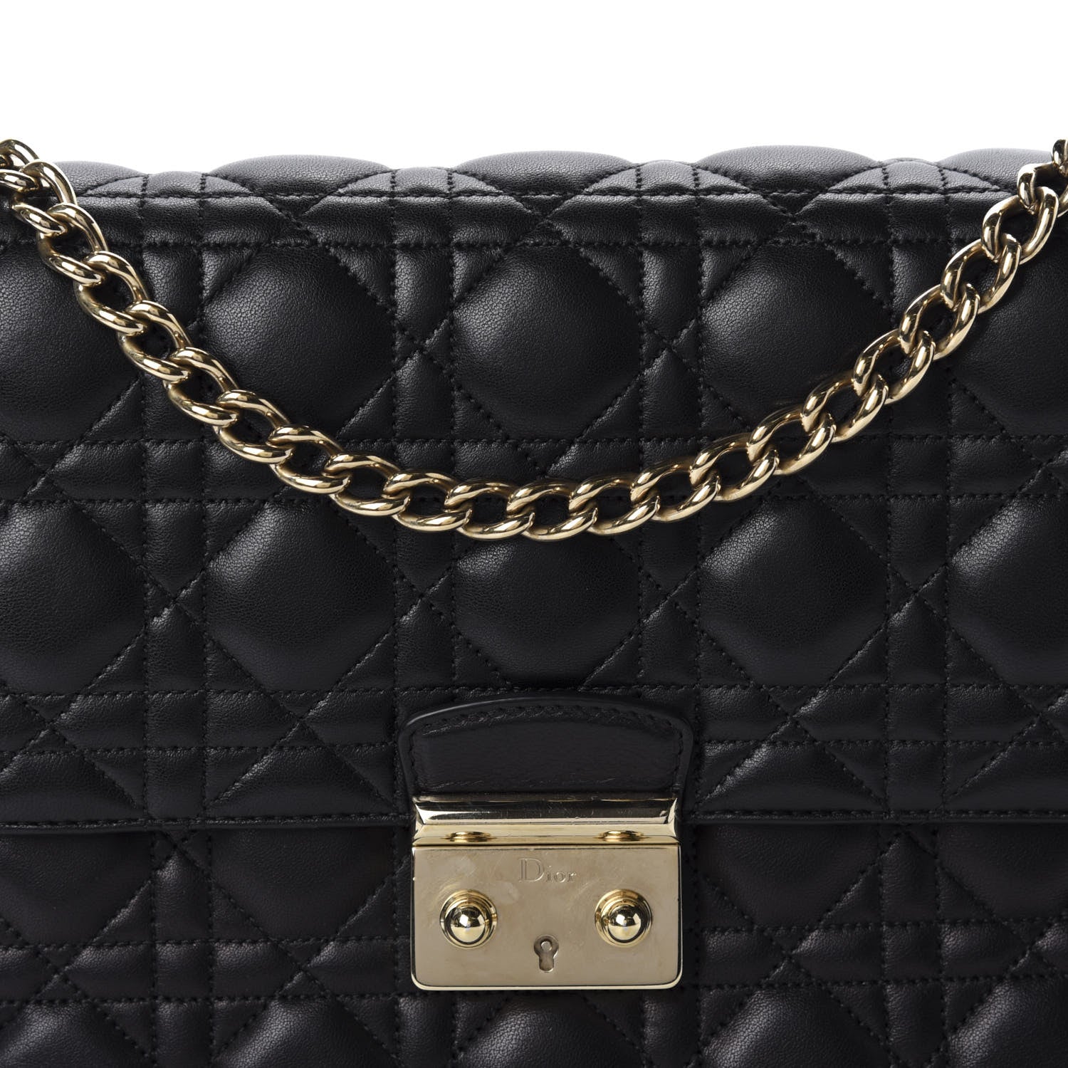 Christian Dior Lambskin Cannage Small Miss Dior Flap Black 11 of 11