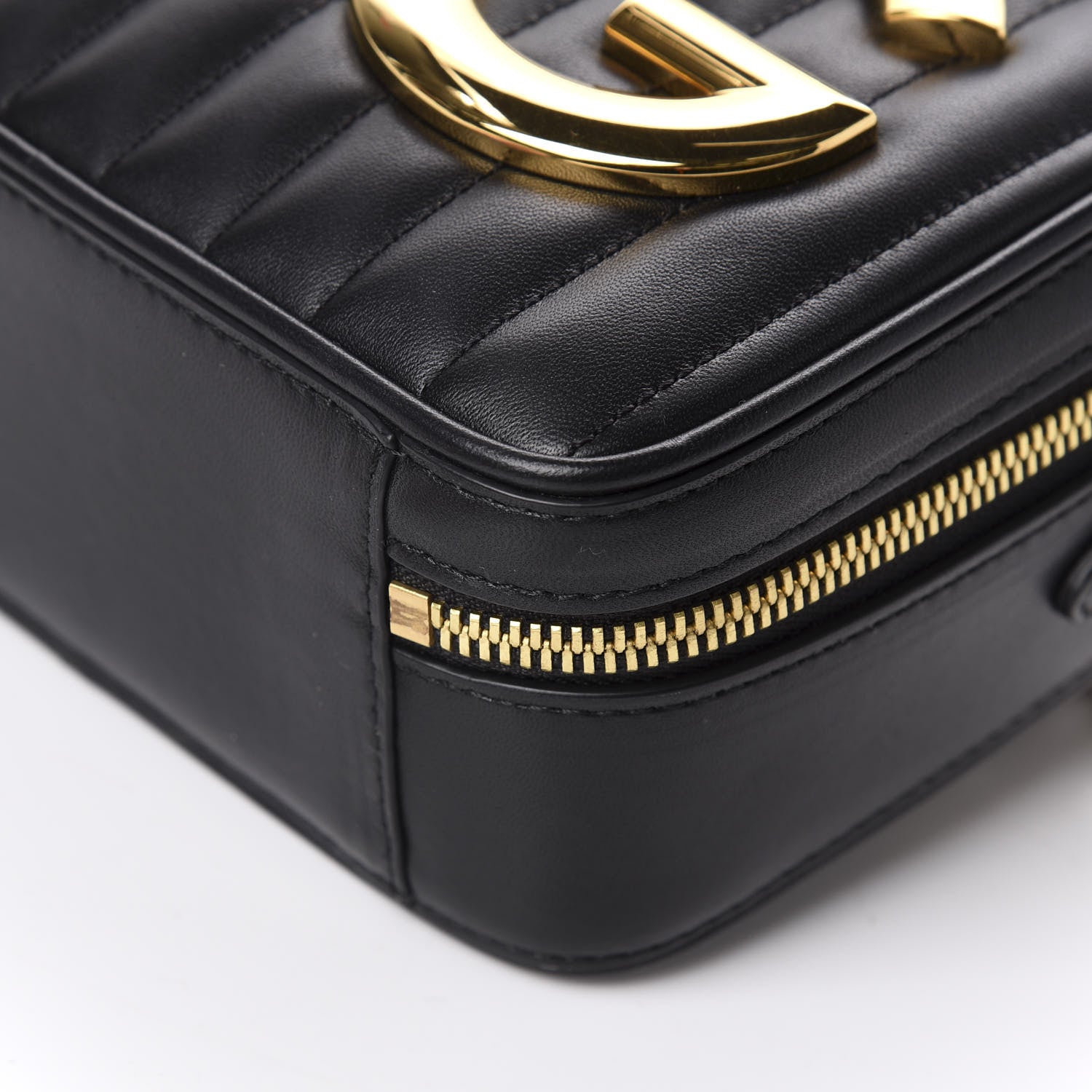 Dolce & Gabbana Nappa Quilted DG Top Handle Bag Black 6 of 8