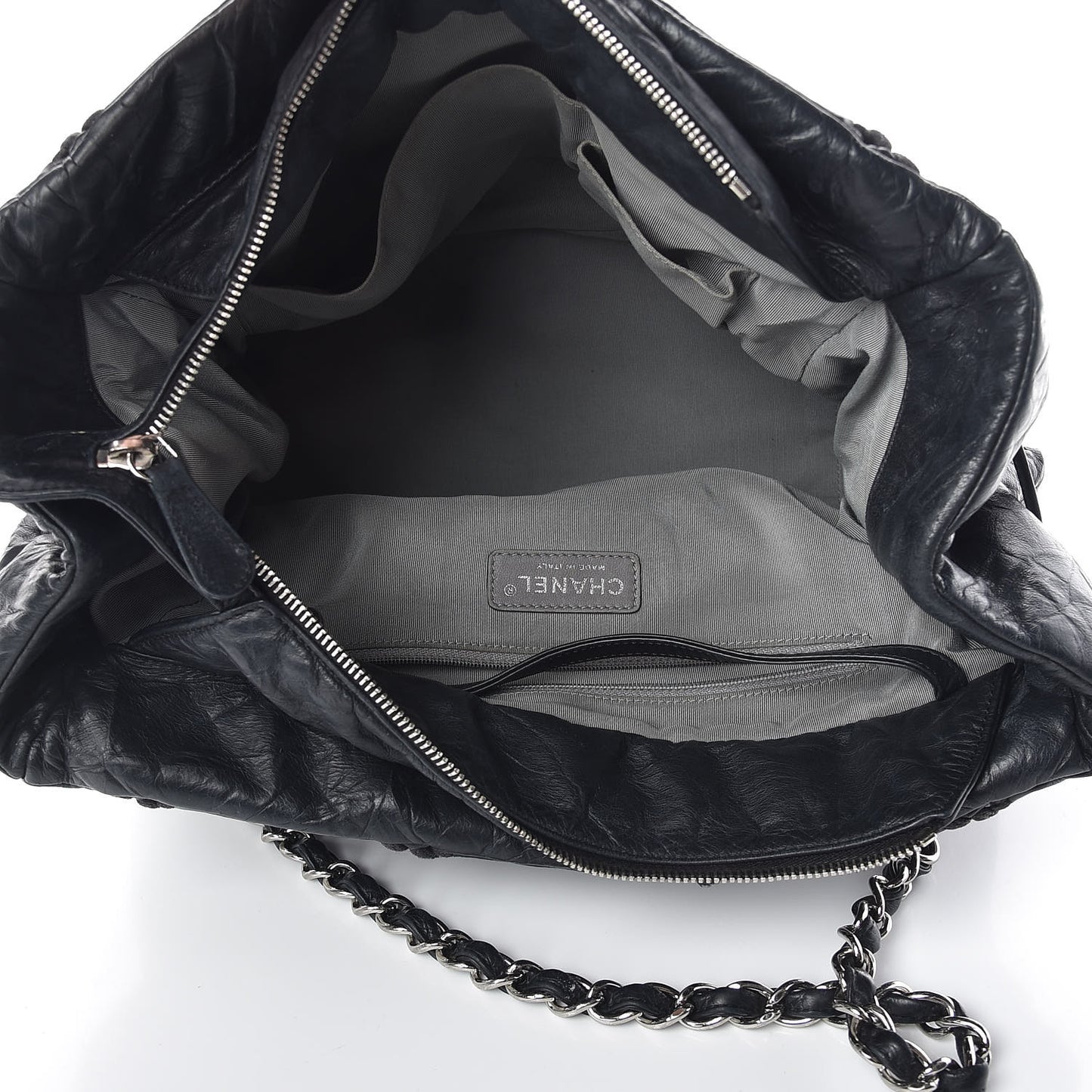 Calfskin Ultra Stitch Tote Black