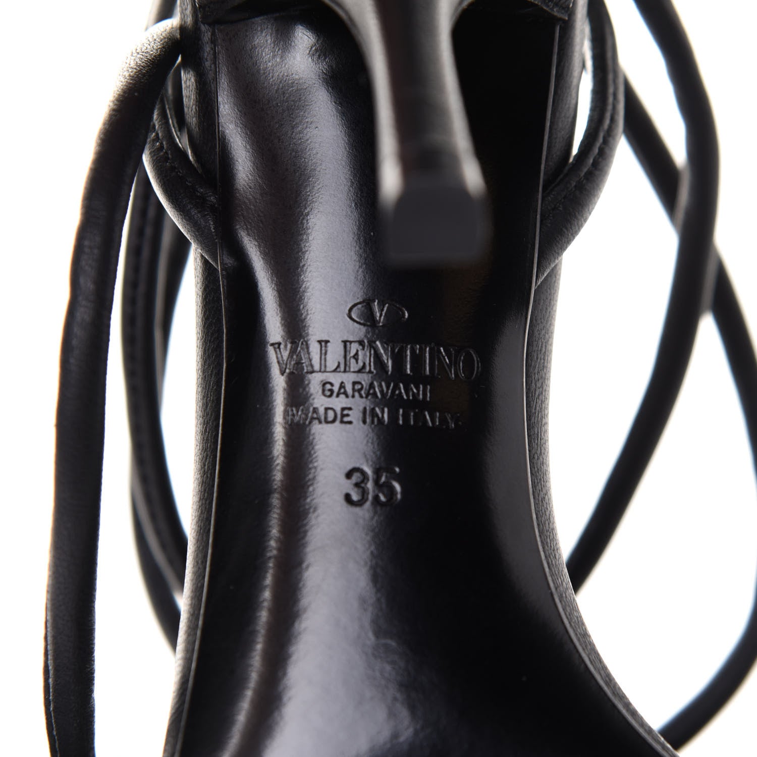Valentino Garavani Nappa Upflair Sandals 35 Black 7 of 8