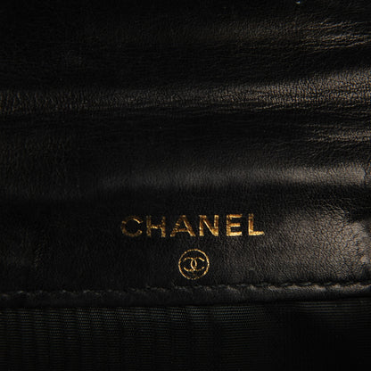 Chanel Caviar Timeless CC Compact French Wallet Black 6 of 7