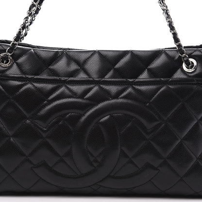 Chanel Caviar Quilted Timeless CC Soft Tote Black 12 of 13