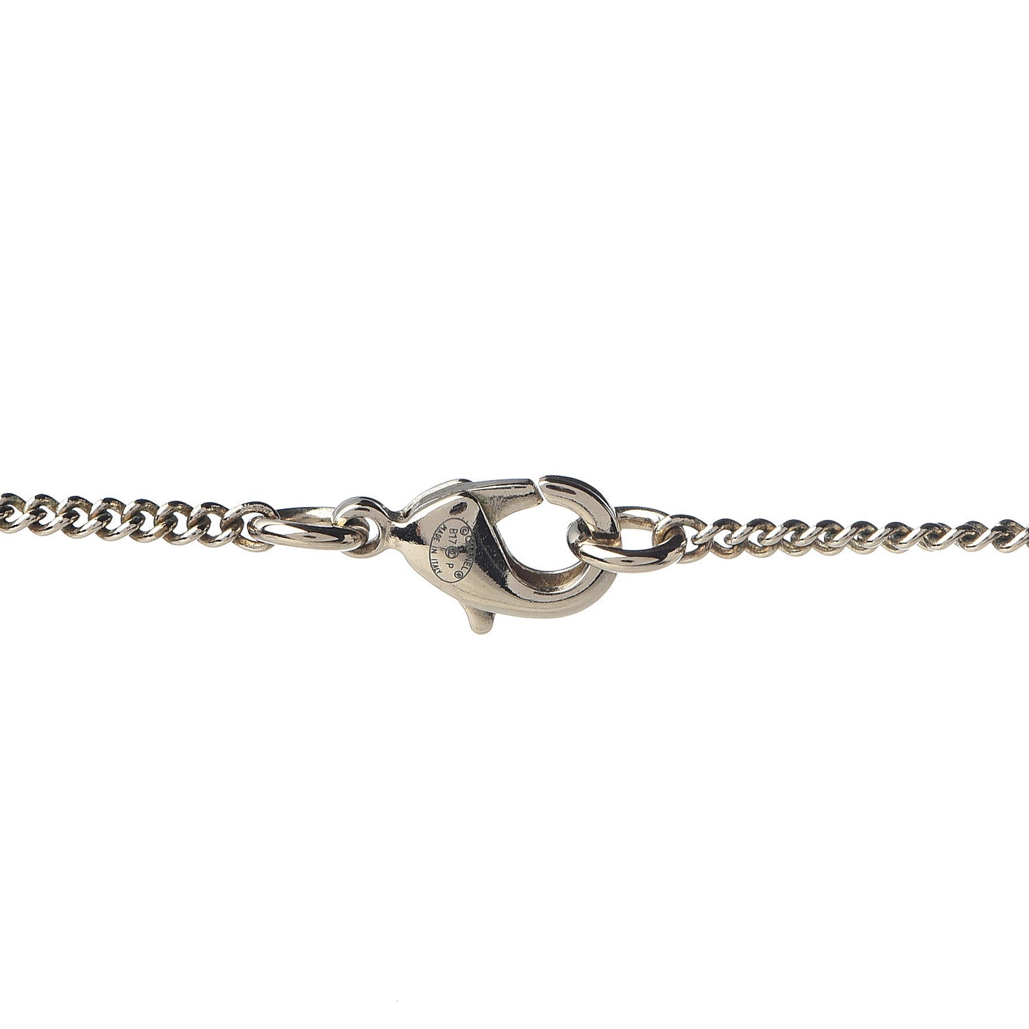 Pearl CC Drop Necklace Gold
