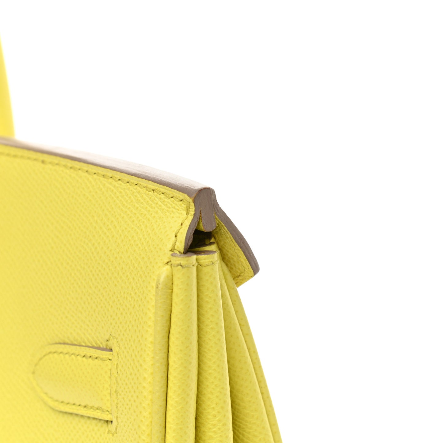 Epsom Birkin 35 Lime