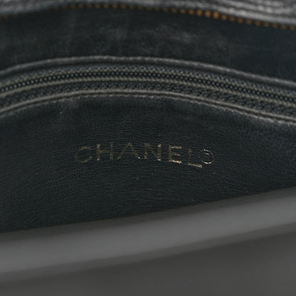 Chanel Caviar Triple CC Shoulder Bag Black 6 of 11