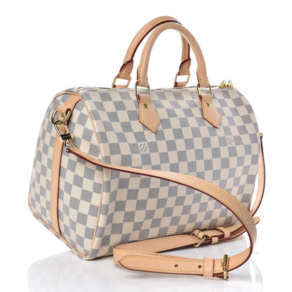 Louis Vuitton Damier Azur Speedy Bandouliere 30 3 of 9