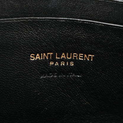 Saint Laurent Grain De Poudre Matelasse Monogram Mini Lou Camera Bag Fog 6 of 10