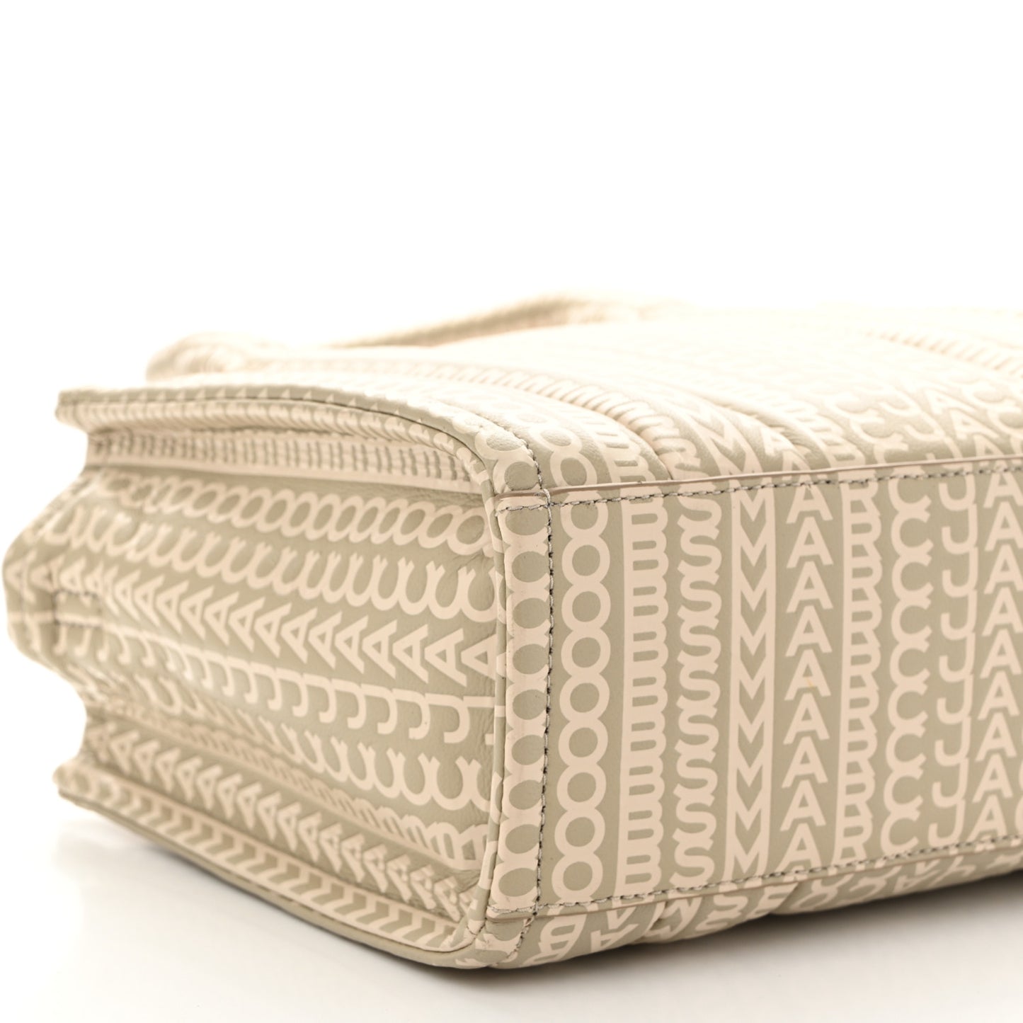 Calfskin Small The Monogram Tote Khaki