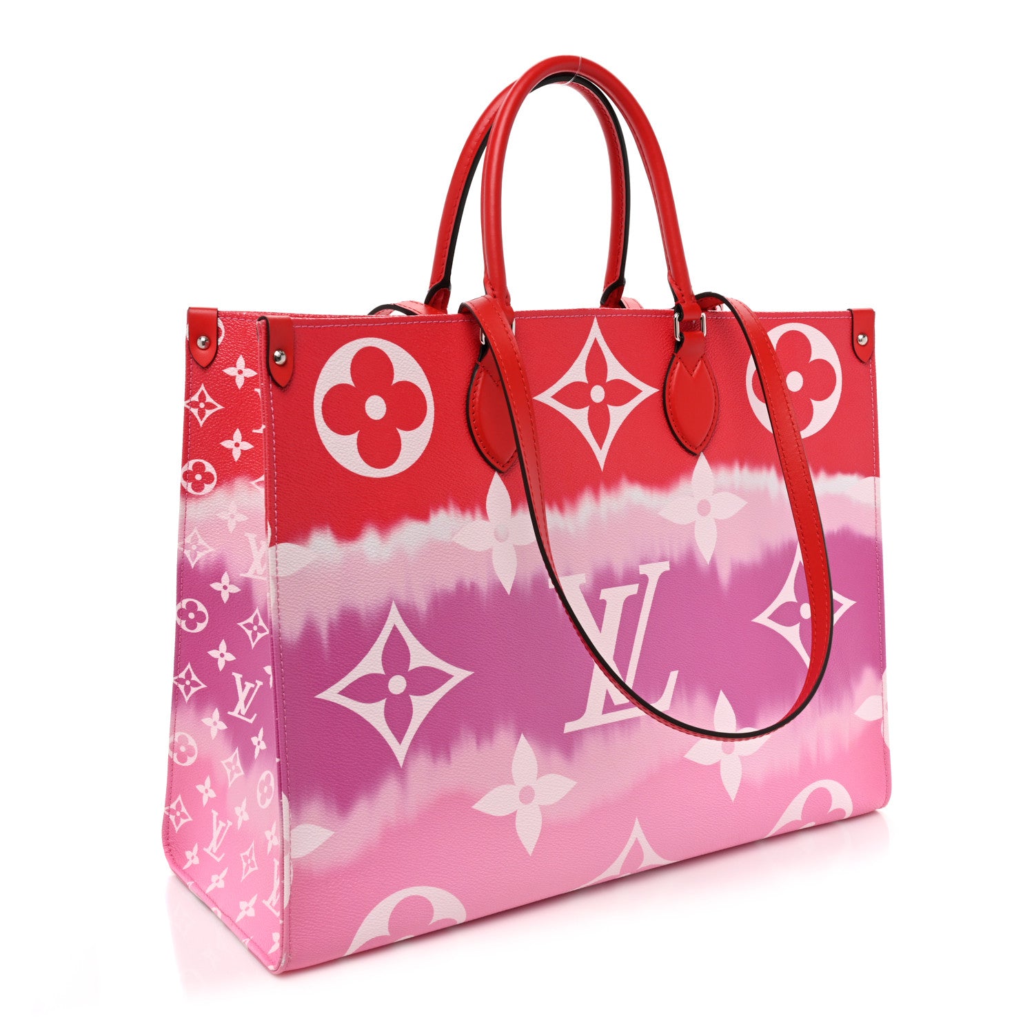 Louis Vuitton Monogram Escale Onthego GM Rouge 3 of 14