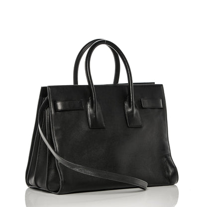 Saint Laurent Calfskin Small Sac De Jour Black 3 of 8