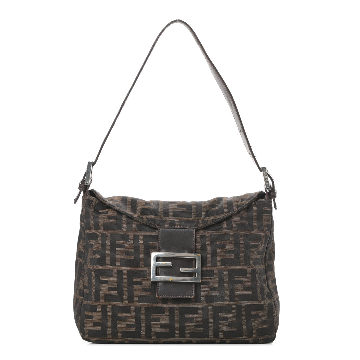 Fendi Zucca Shoulder Bag Brown 1 of 18
